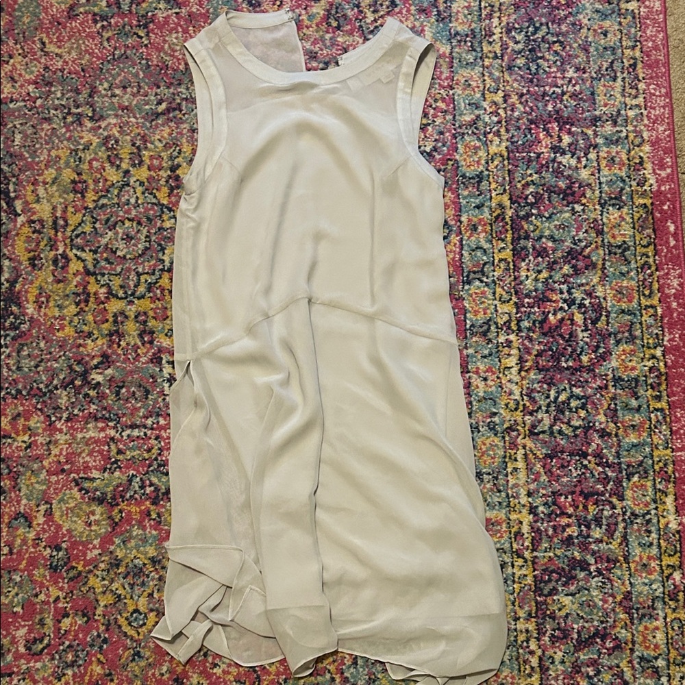 AllSaints Cream Midi Dress